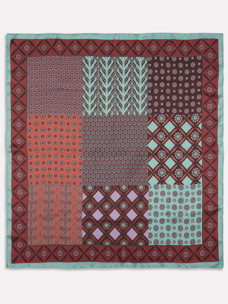 Angela Schal - Türkis - 70 cm
