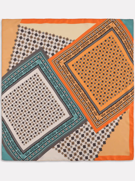 Angela Schal - Orange - 70 cm