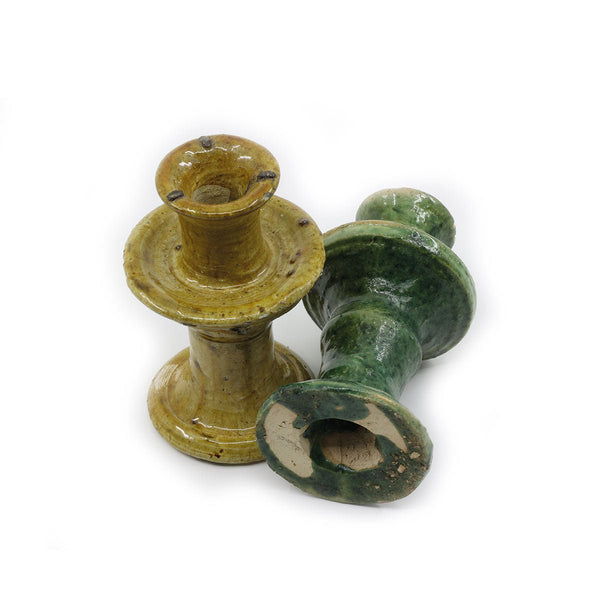 Bougeoir de dommage jaune