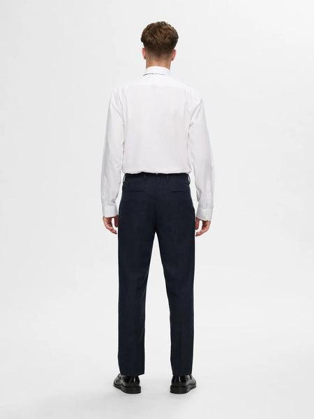 Selected Homme Slim Reed Wool Trouser