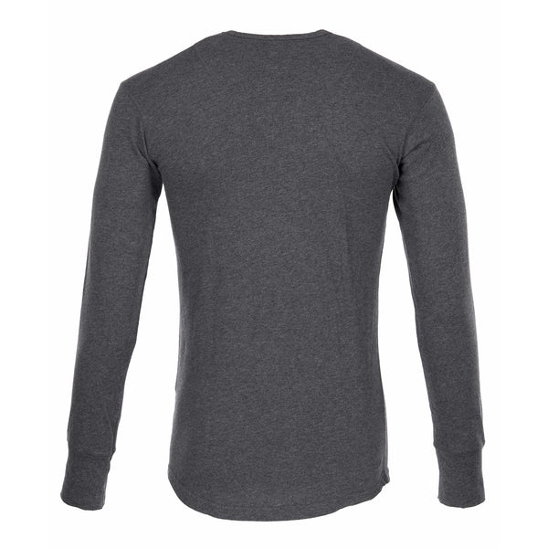 Pike Brothers 1927 Henley Long Sleeve - Grey Melange