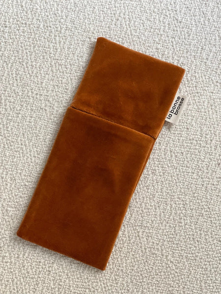 La Pochette "Grande Brosse" Terracotta