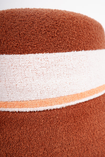 Kangol Bermuda Stripe Bucket Hat Mahogany