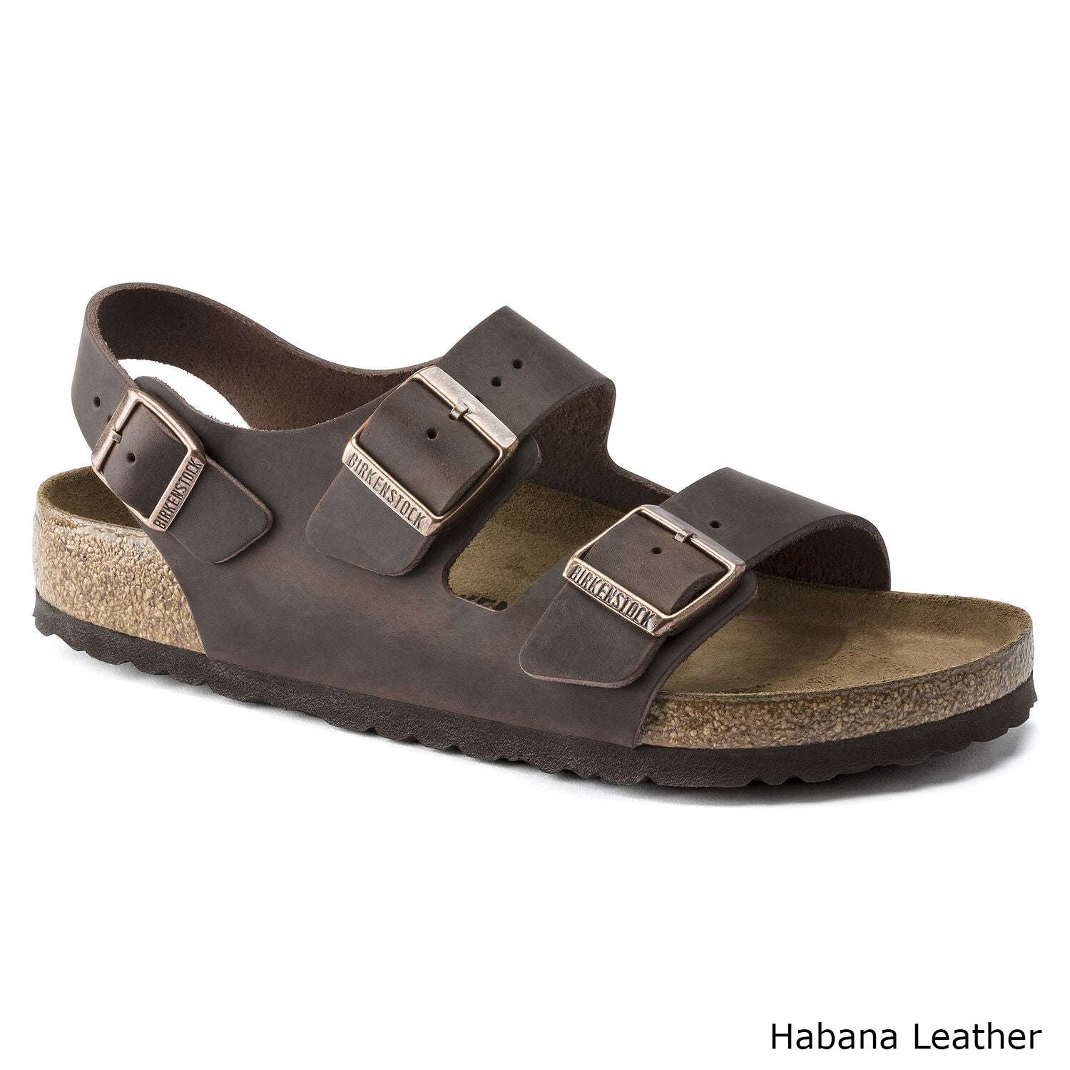 Sandali Milano BS - pelle Habana