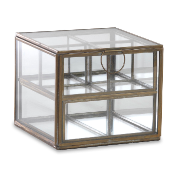 Bequai Glass Compartment Box