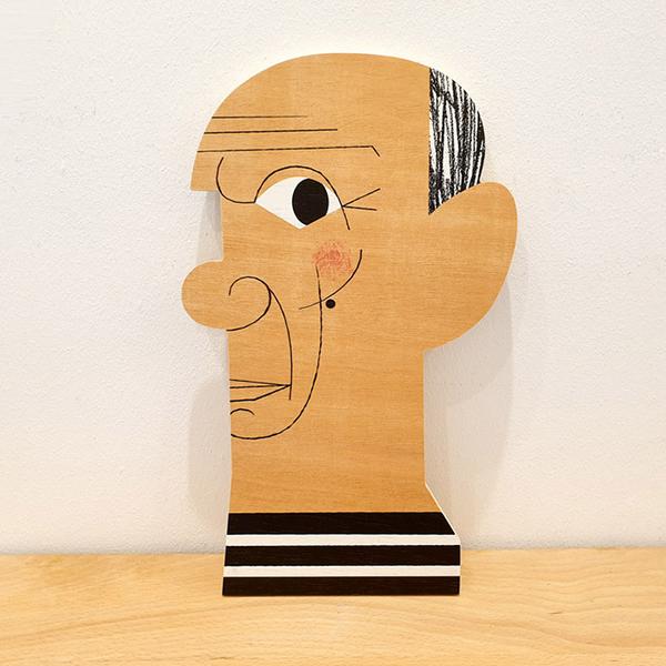 Wood Decoration Egurrak 26 Picasso