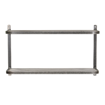 Metal Double Wall Shelf