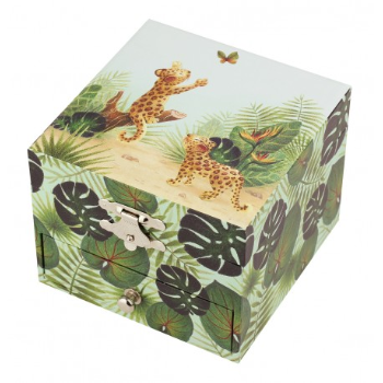 Savannah Cube Music Box