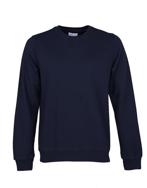 Tripulación sudor azul marino