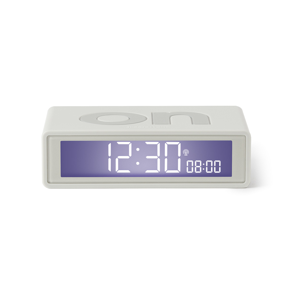 White Flip+ Alarm Clock