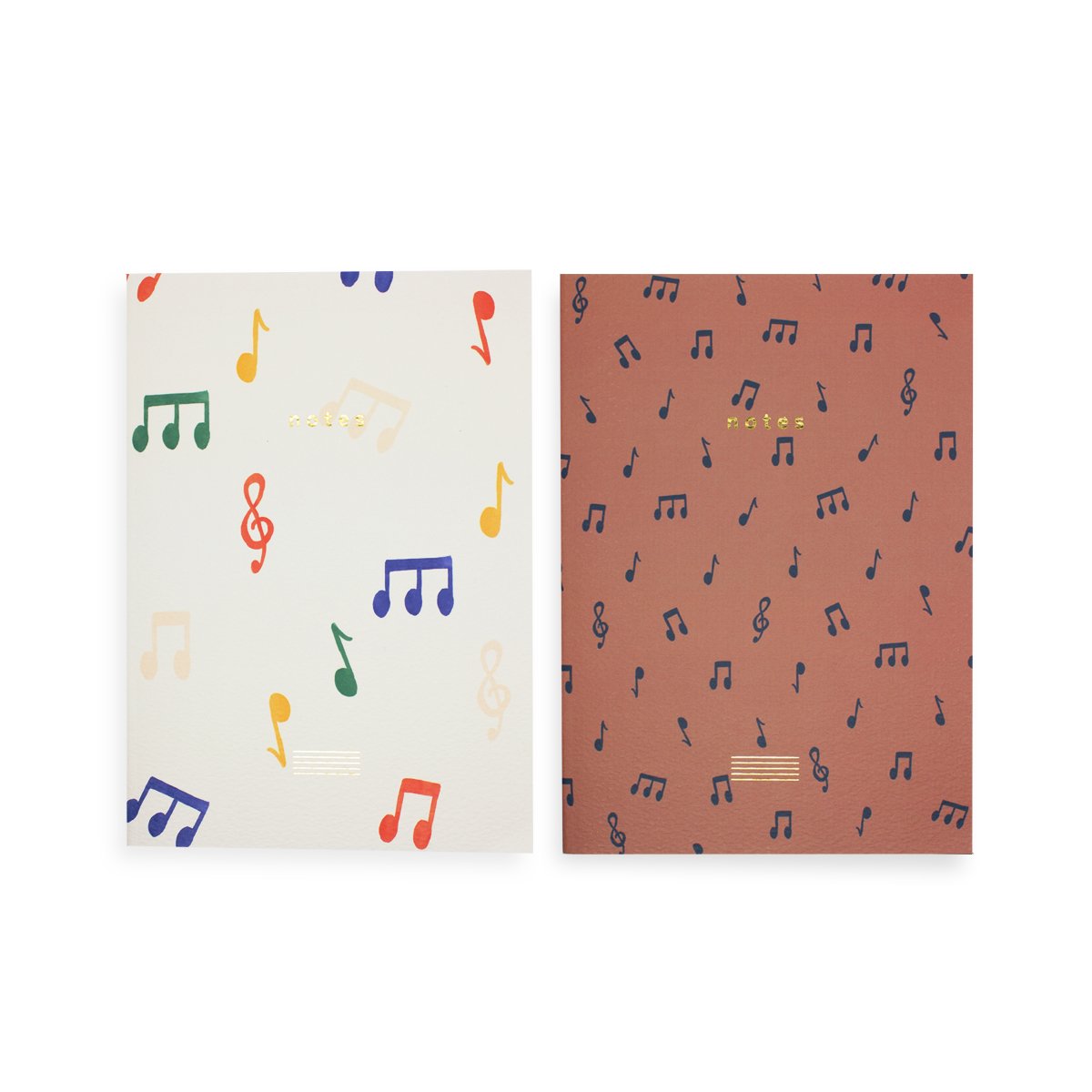 A5 Notes Notebook Set of 2 - Dot Grid & Plain