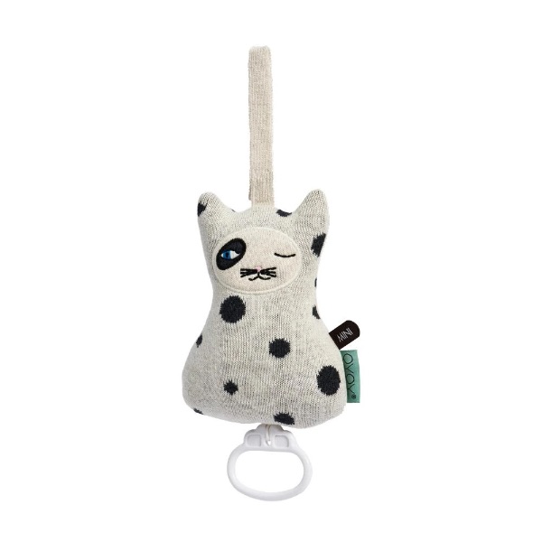 Mini Cat Music Mobile Off White