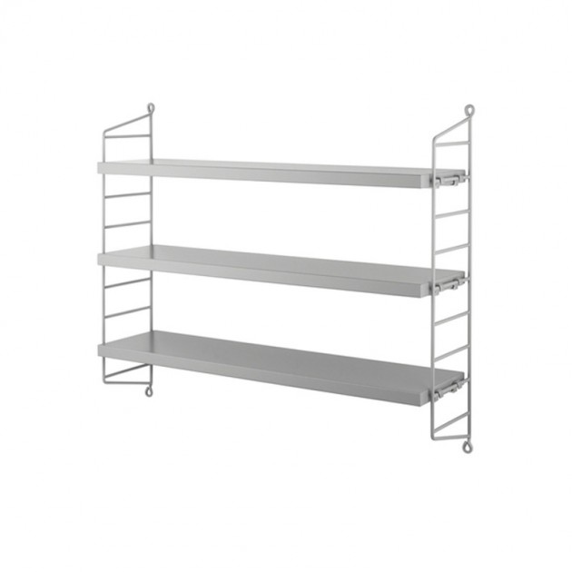Light Gray String Pocket Shelf