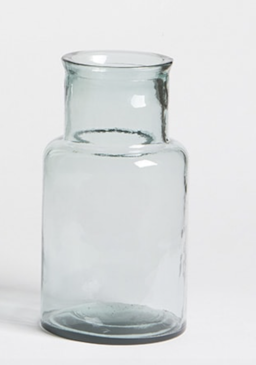 Small Recycled Glass Vase "Pau"