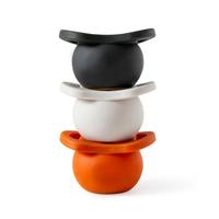 Doddle and Co Pop & Go Pacifier Dummy in Spice, Cream & Coal Set of 3