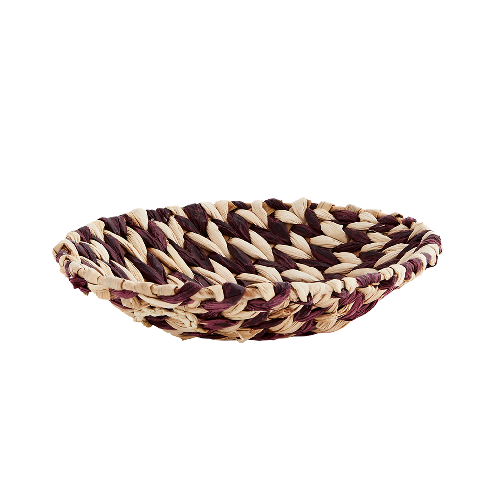 Natural Plum Paper Rope Rush Tray