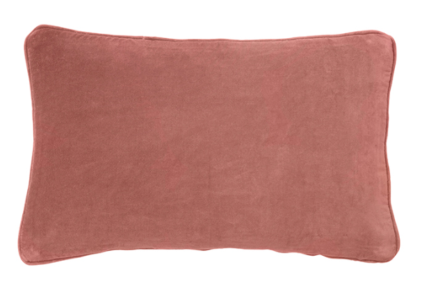 Velvet Cushion 50x33cm color Redwood