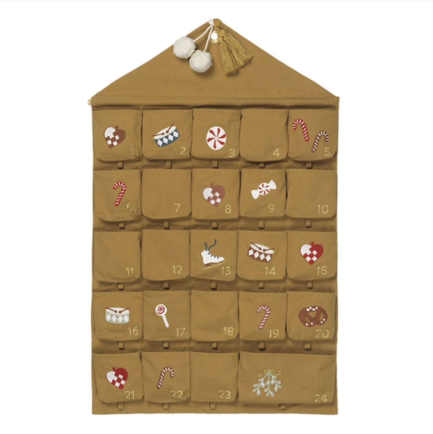 Calendrier de l'avant mural décoratif