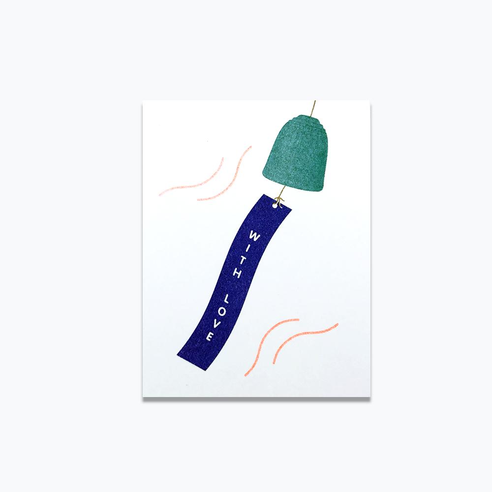 Wind Chime - With Love Card