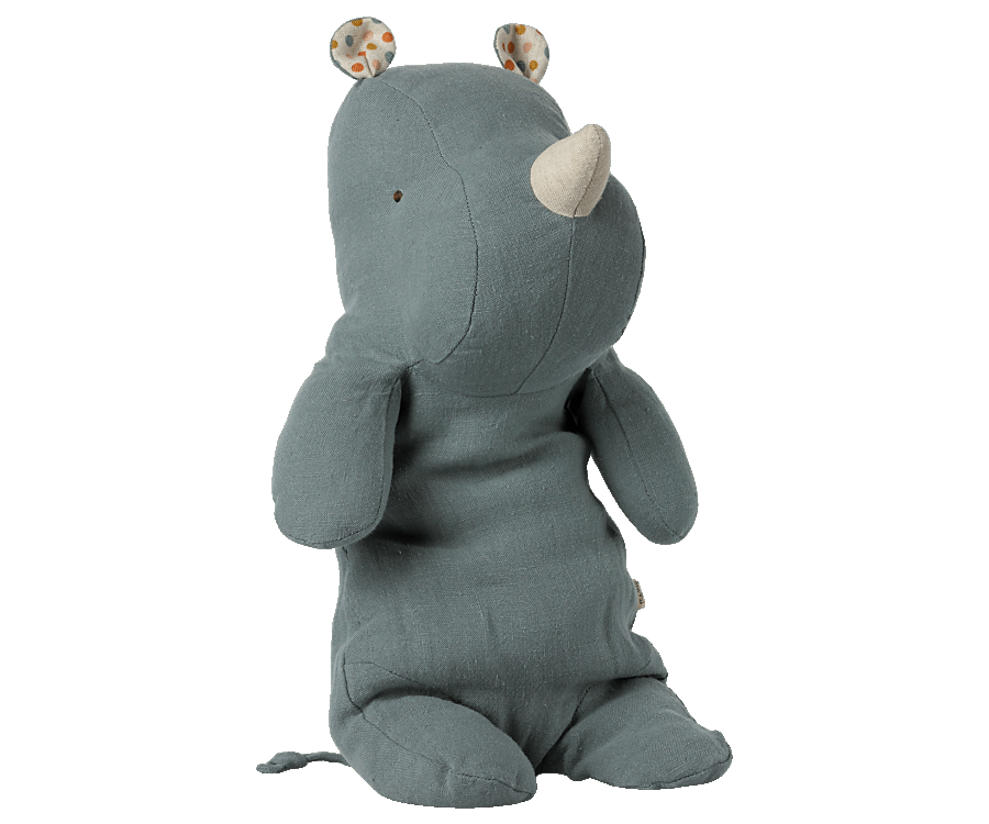 Safari Friends Medium Rhino Dusty Blue