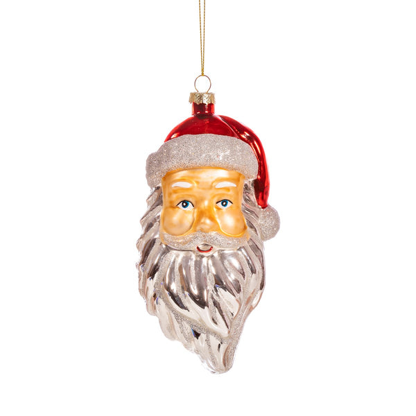 Santa Shaped Bauble