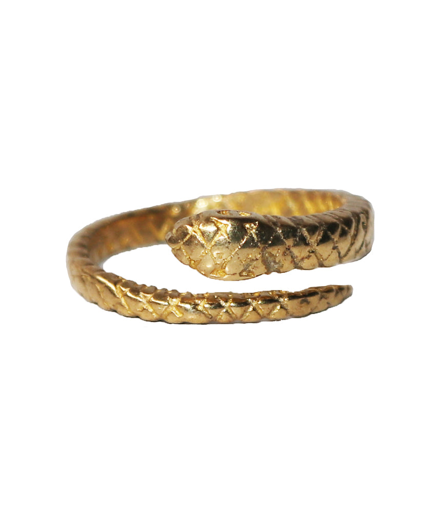 Elegant Adjustable Snake Ring