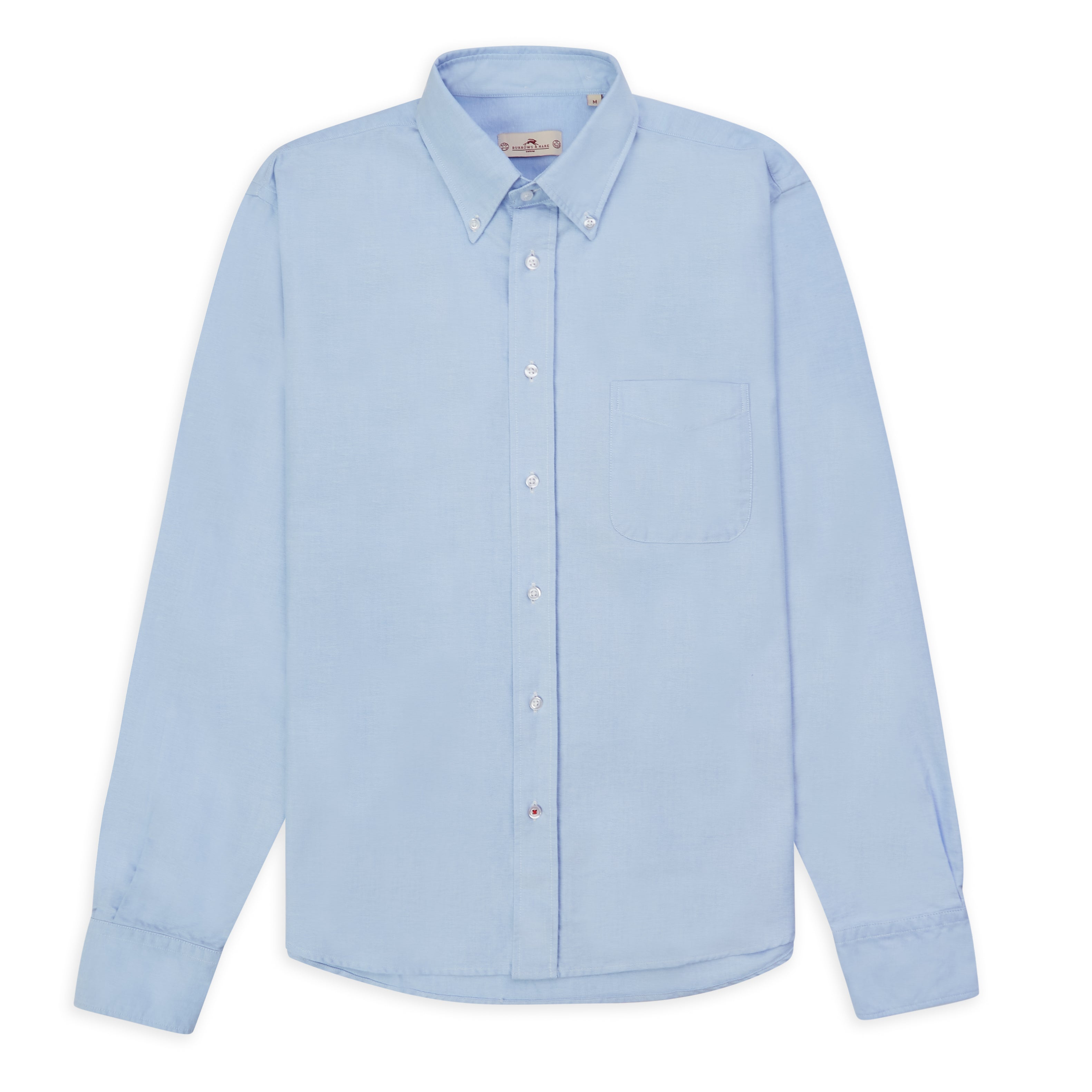Chemise boutonnée oxford - bleu