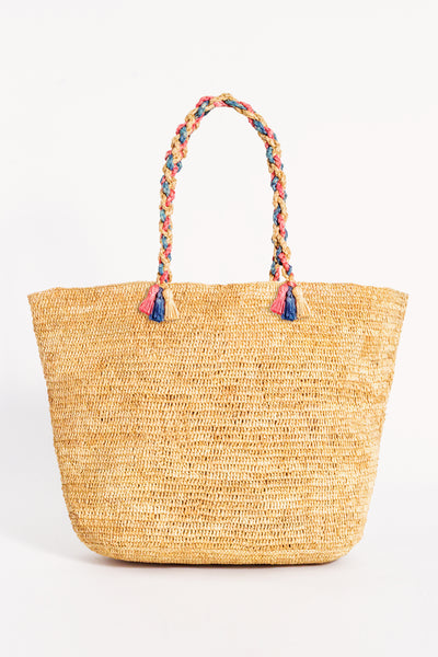 Tassel Tote Large – Natural