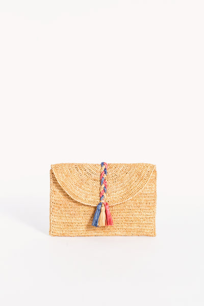 Tassel Clutch – Natural