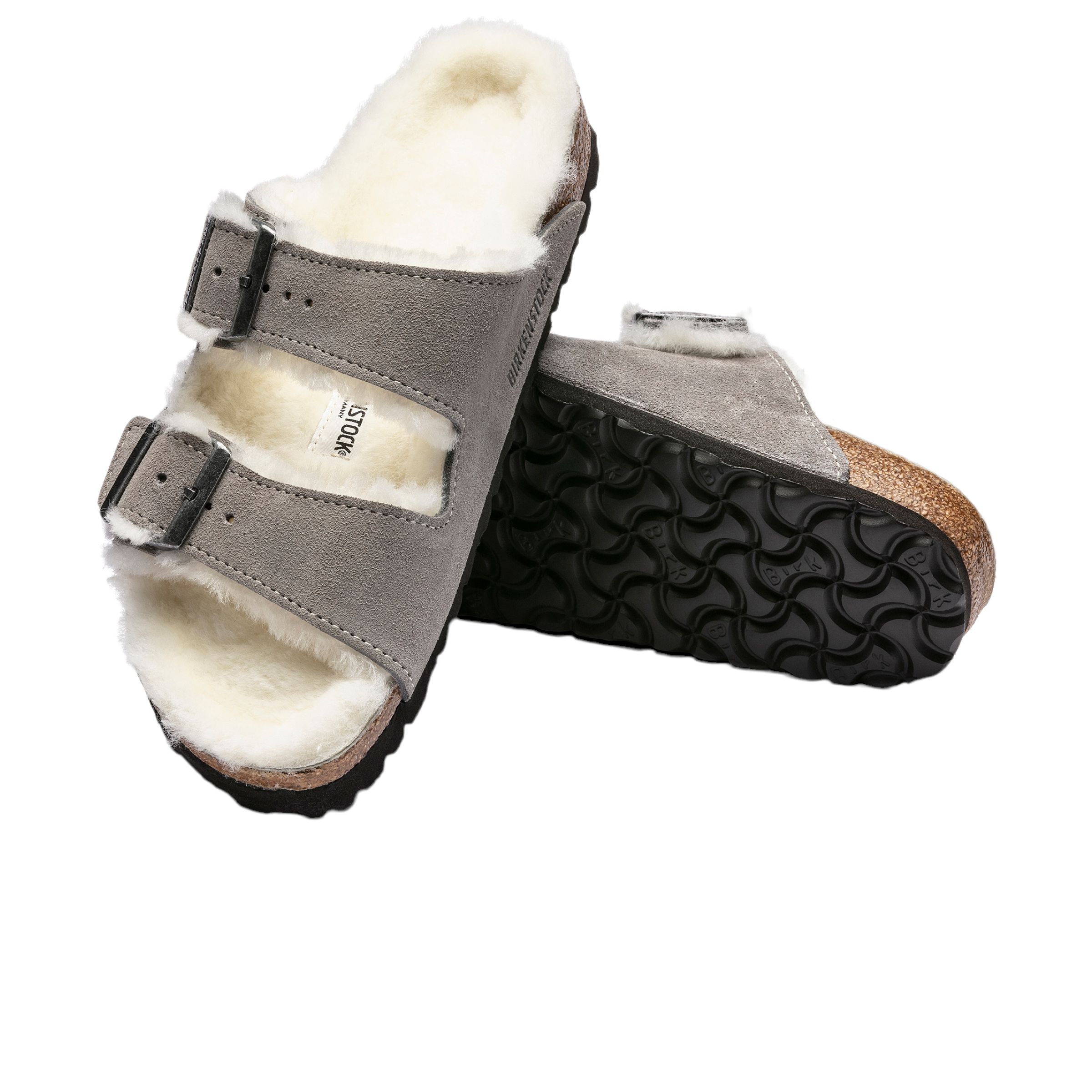Sandali Arizona Shearling Donna Stone Coin