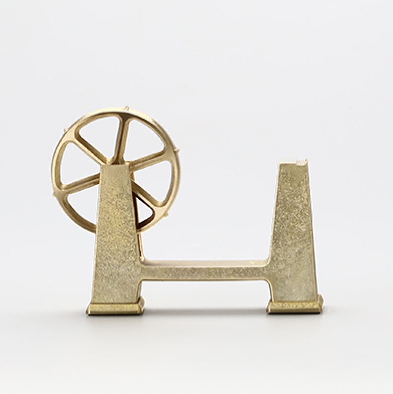 Solid Brass Tape Dispenser in Large