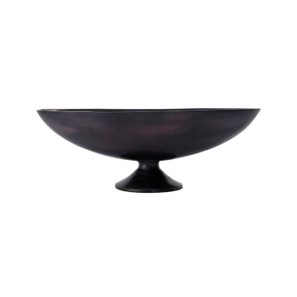 Foy Browned Brass Oval Bowl
