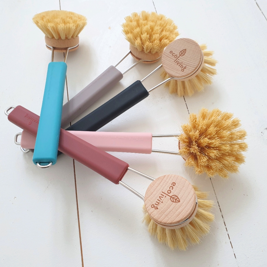 Dish Brush- Natural Colours Black