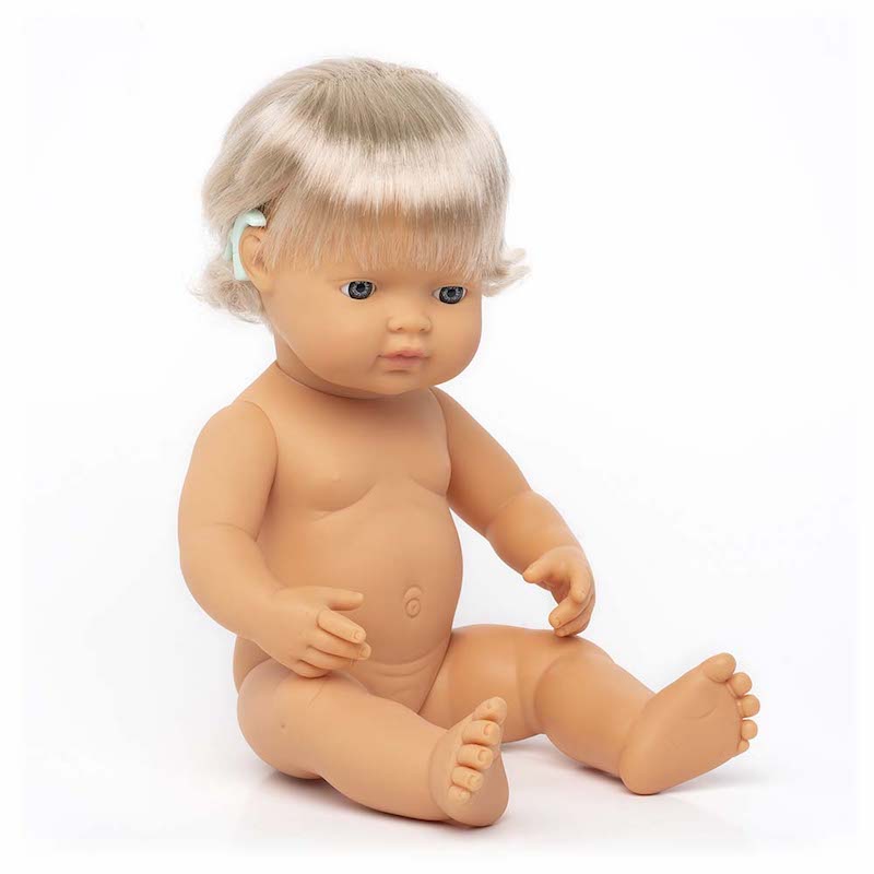 Girl Doll with Hearing Aid