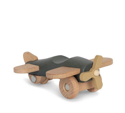 Wood Airplane - Blue