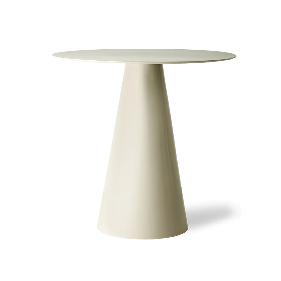 Metal Side Table Cream