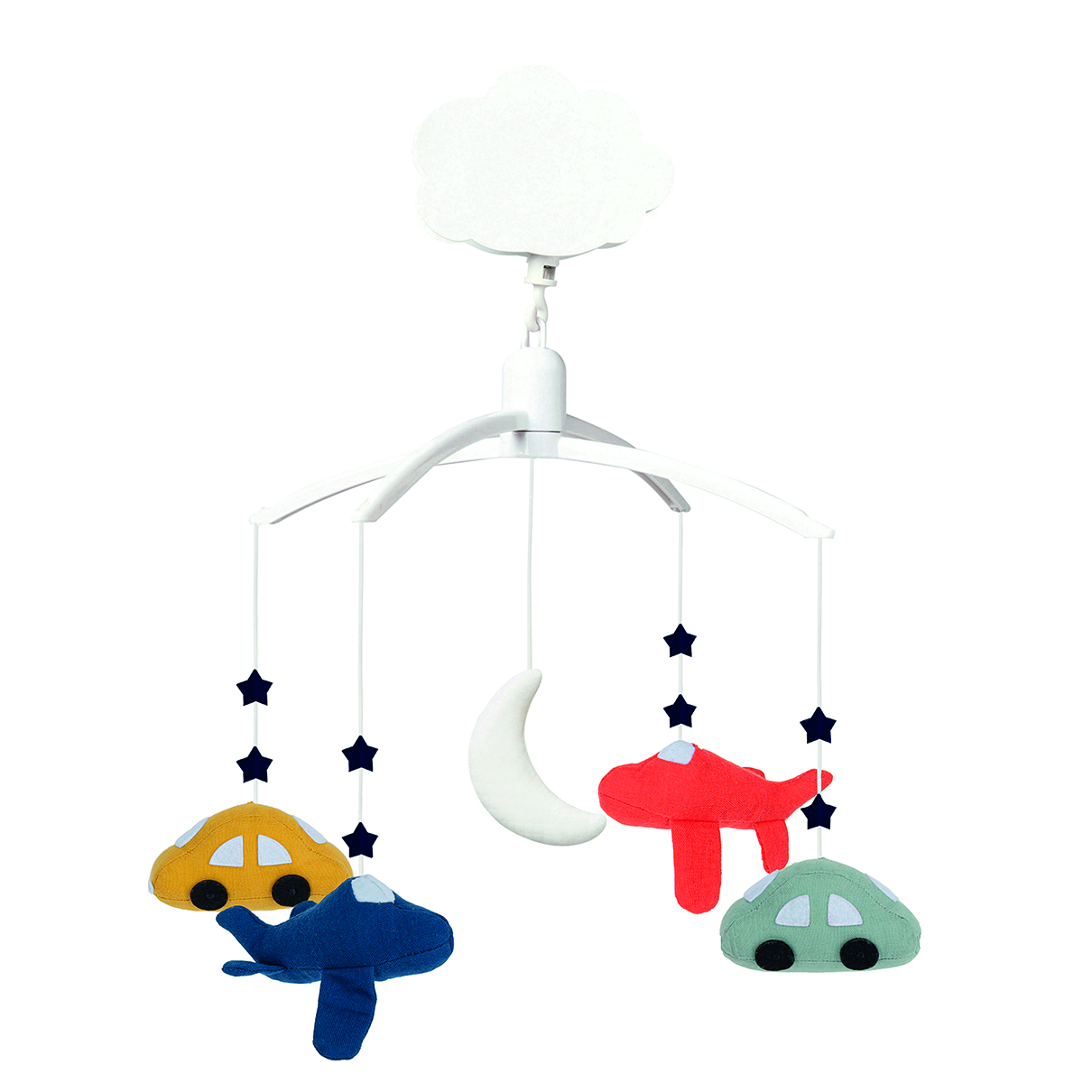 Musical Mobile Cars and Planes Organic Cotton