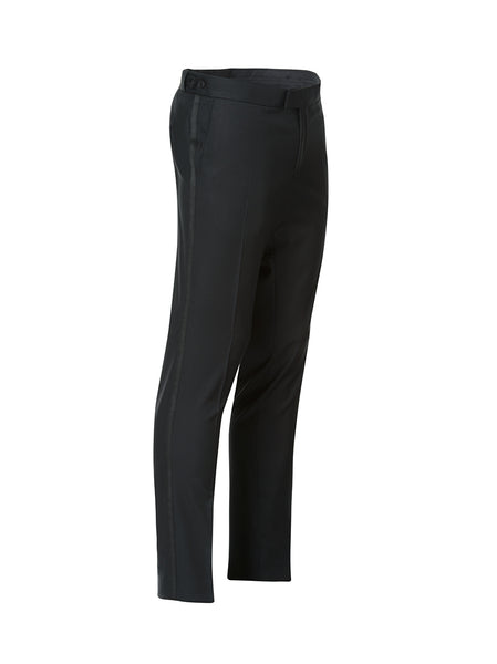 Black Slim Fit Tux Trousers