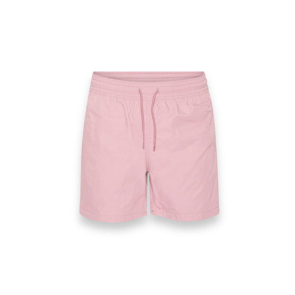 Pantalones cortos de natación clásicos rosa desteñido