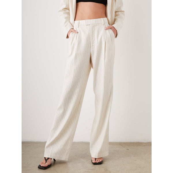 Rails Marnie Trousers Ivory Pinstripe