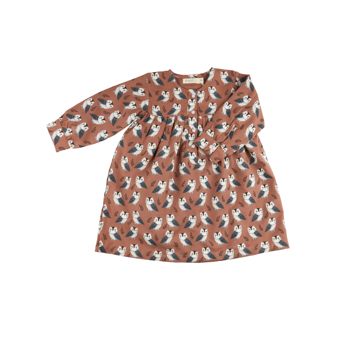 Yoke Dress Owl