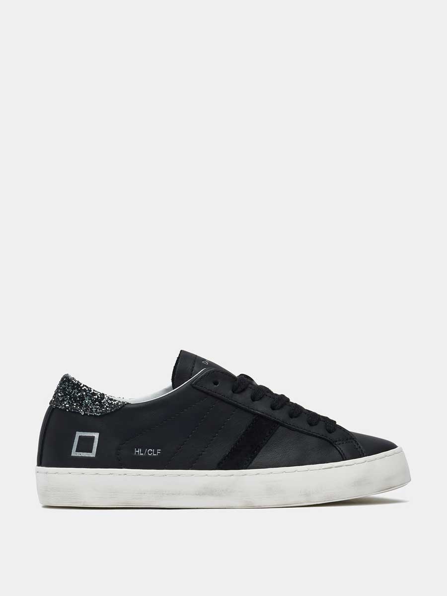 Black Hill Low Calf Trainer Sneakers