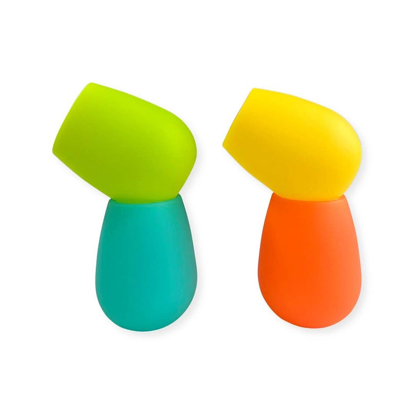 Set of 4 Unbreakable Silicone Cool Summer Breeze Tumblers