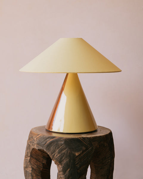 Toffee and Yellow Caterina Lamp