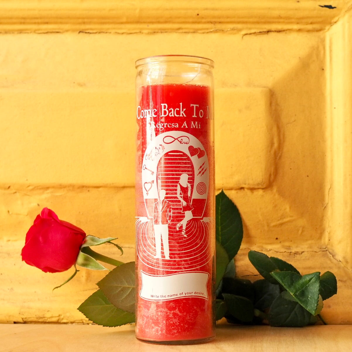 Santa sabina Red Come Back to Me Ritual Prayer Candle