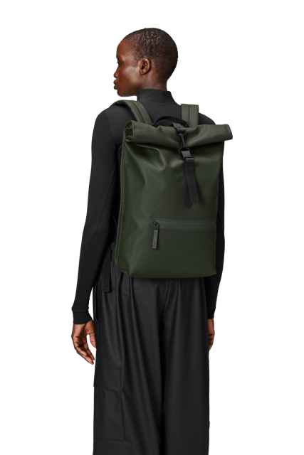 Rains RollTop Rucksack Green