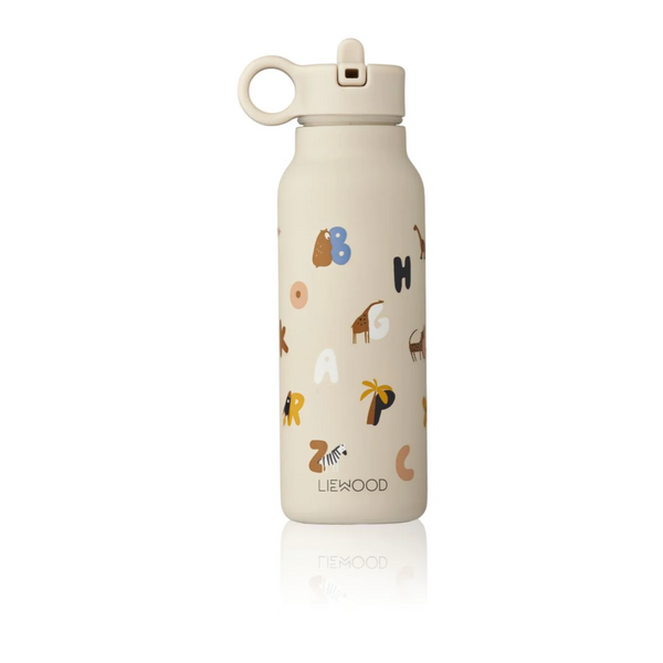 Falk Steel Water Bottle - Alphabet/ Sandy 350ml