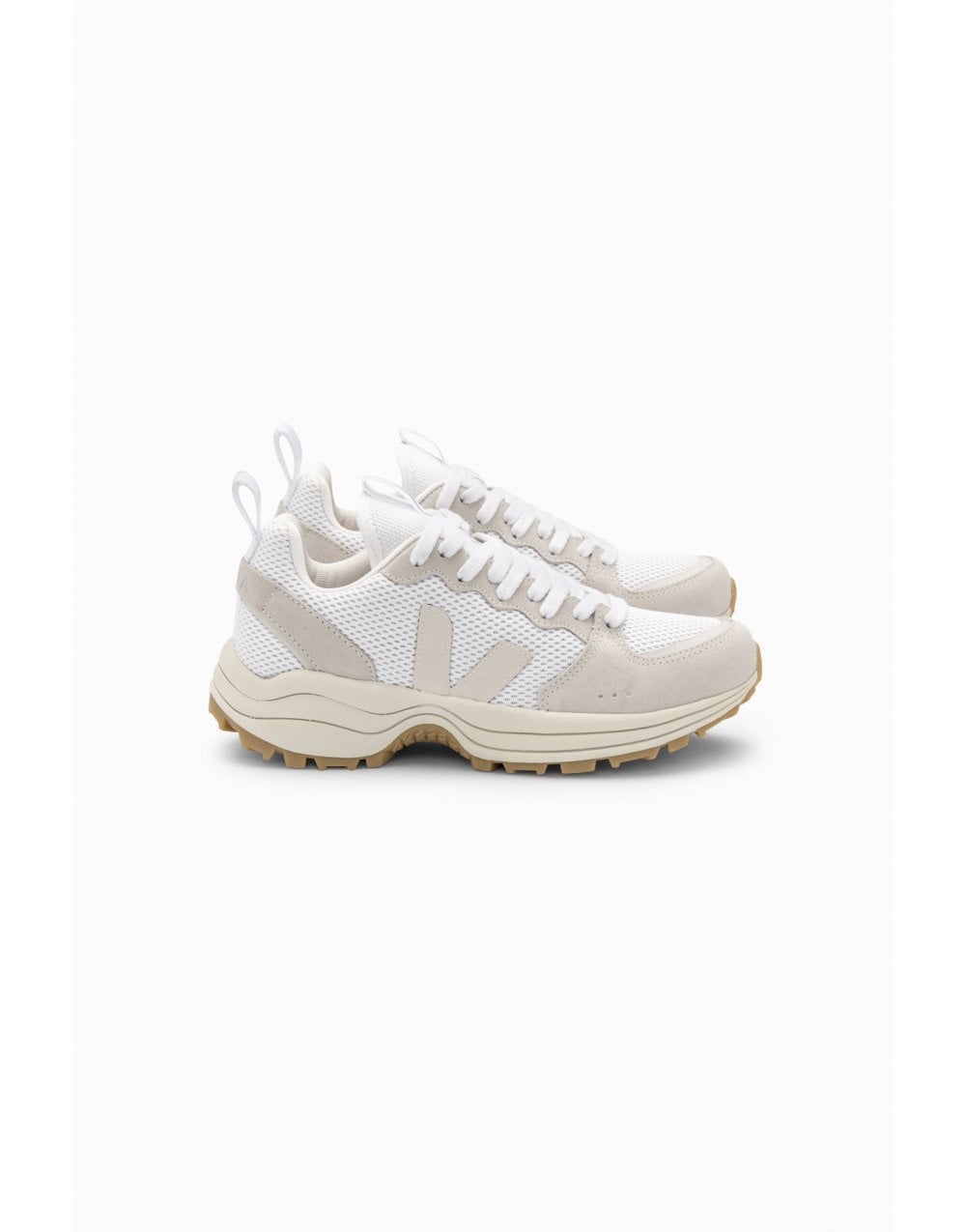 Veja Venturi Mesh Trainers Col: White Pierre Natural, Size: 5