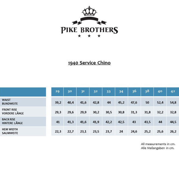 Pike Brothers 1940 Service Chino Leesville - Khaki