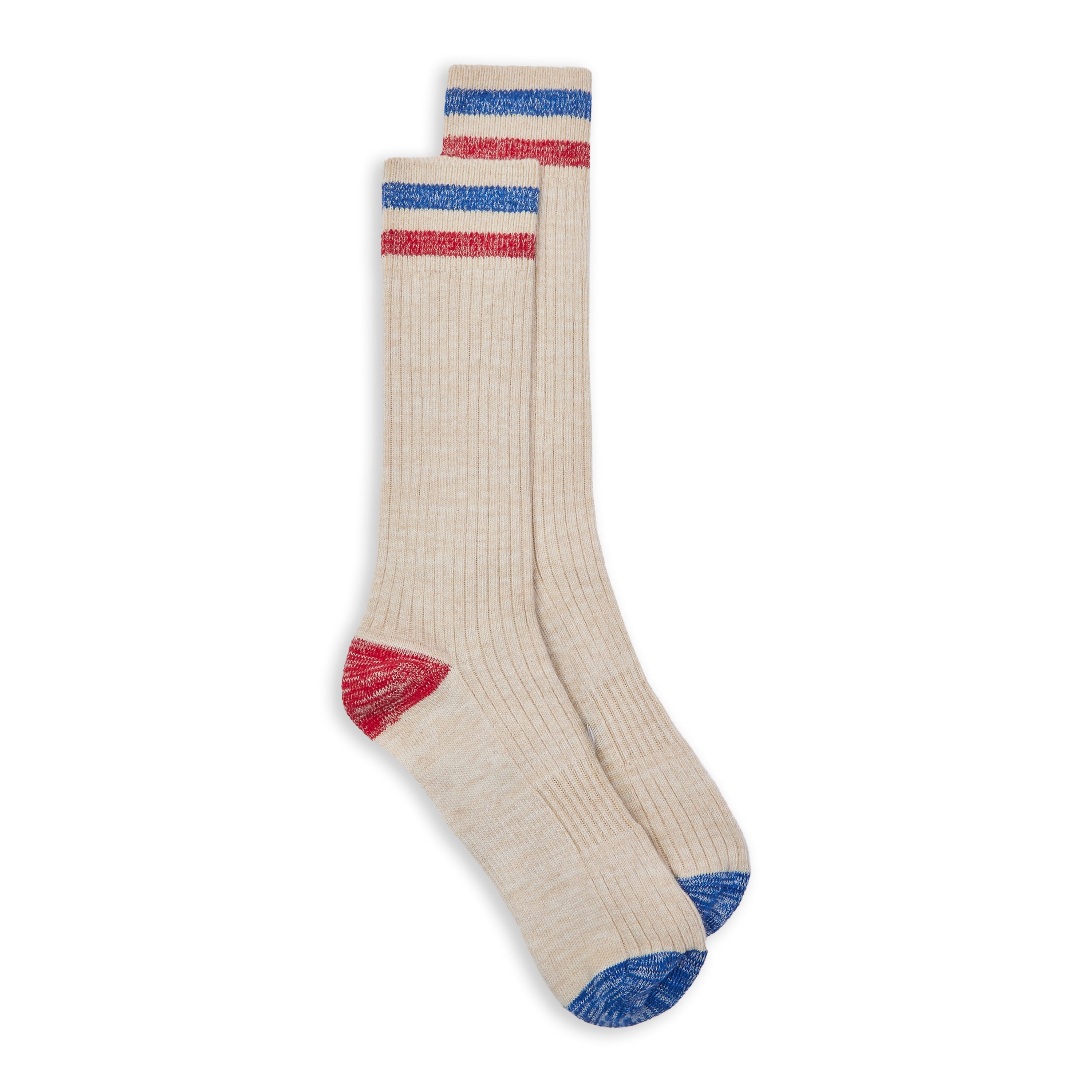Chaussette universitaire - crème